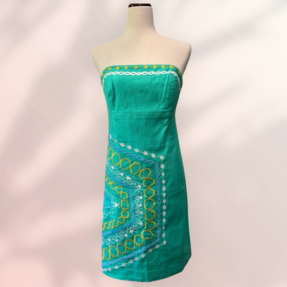 Lilly Pulitzer Bowen Strapless Dress - Picture 2 of 12